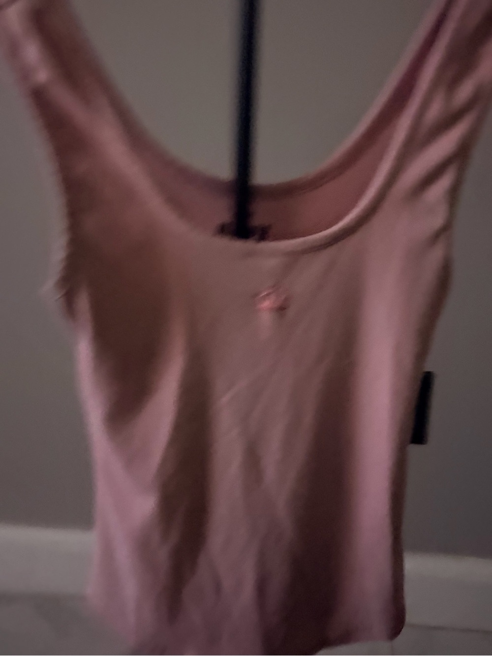 Juicy Couture Scoop Neck Tank in Dusty Rose